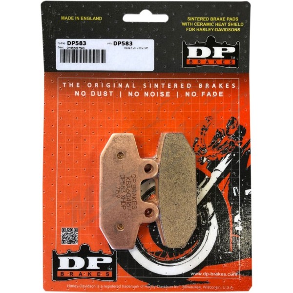 DP BRAKES Sintered Metal Brake Pads Harley Davidson FLDE / FLFB / FLFBS / FLHC / FLHCS / FLSB / FLSL 1750-1923cc 18-24