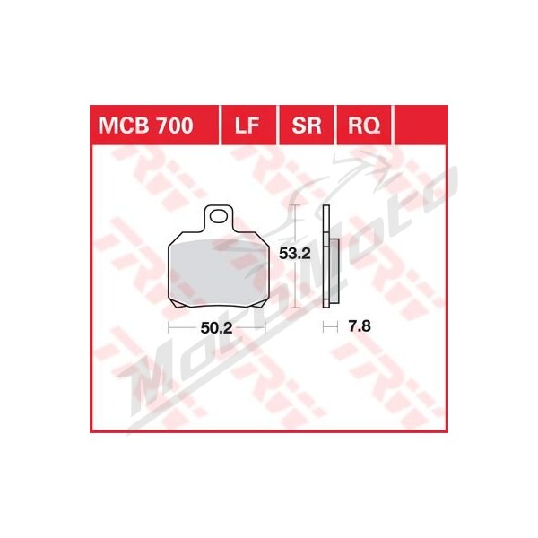 TRW All Round Sintered Metal Brake Pads Aprilia / Benelli / Bimota / Vagiva / Derbi / Ducati / KTM / MBK / Rieju / Yamaha 125-1299cc 97-24