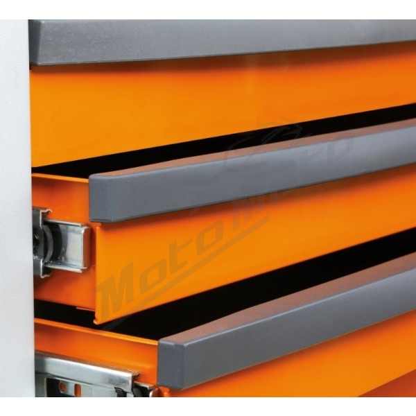 BETA Mobile Roller Cab C24S with six drawers Orange