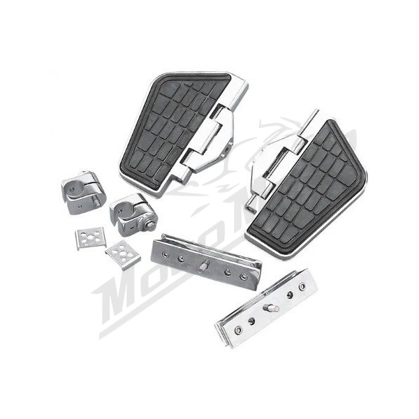 PARTS UNLIMITED Additional Driver's Footrests With Mountings Honda GL 500/1200 80-87