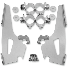MEMPHIS SHADES METRIC Windshield Trigger-Lock Complete Mount Kit Honda / Kawasaki / Yamaha 500-1500 87-09