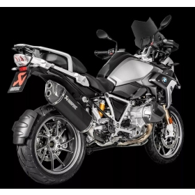 Akrapovic Slip-On Line Muffler (Titanium) Blackline BMW R1250GS / ADVENTURE 19-23