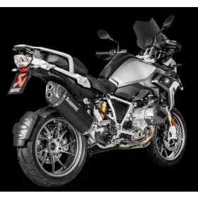 Akrapovic Slip-On Line Muffler (Titanium) Blackline BMW R1250GS / ADVENTURE 19-23