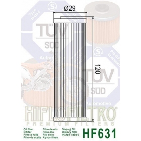Oil filter HIFLO HF631 BETA RR/ RS 350-520cc 2010-2021