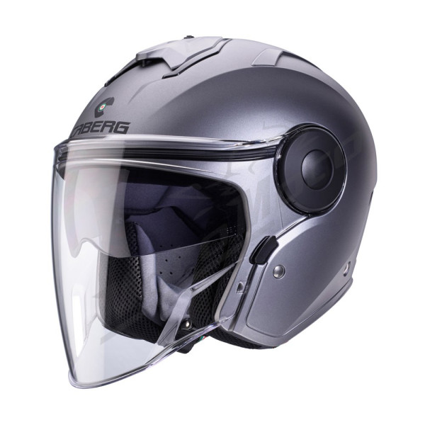 Open Jet Helmet Caberg Soho Matte Gray