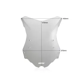 WRS BE001F TOURING Priekinis stiklas Lengvai Tamsintas Benelli TRK 502X 17-23