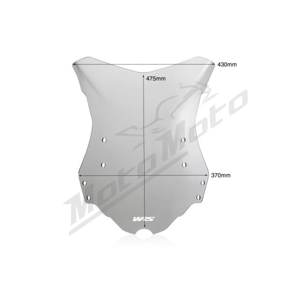 WRS BE001F TOURING Windscreen Smoke Benelli TRK 502X 17-23