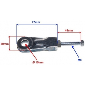 Chain adjuster tensioner Universal / ROMET ZETKA 1pc