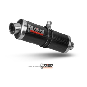 MIVV Oval Classic Slip-On Carbon exhaust Suzuki GSF1250 Bandit
