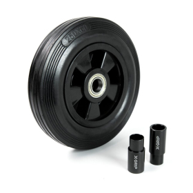 X-grip replacement wheel for transport motorcycles