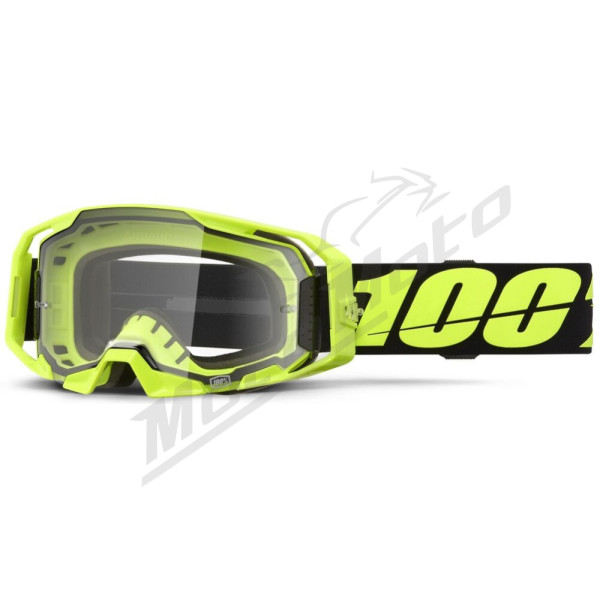 100% Armatic Goggle (Clear lens) Yellow