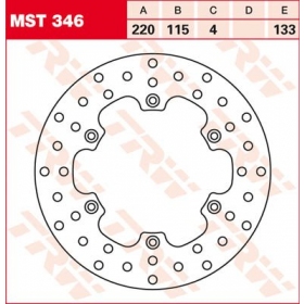 REAR BREAK DISC MST346 YAMAHA DT / TDR / TT / WR / YZ 125-600cc 1985-2006 1PC