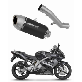 Honda CBR 600 F4i 2001-2006 Dominator Exhaust Silencer Muffler S6 Shorty BLACK + dB killer