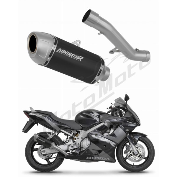 Honda CBR 600 F4i 2001-2006 Dominator Exhaust Silencer Muffler S6 Shorty BLACK + dB killer