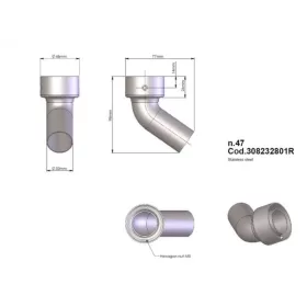 LEOVINCE DB Killer Insert YAMAHA MT-07/09 16-20