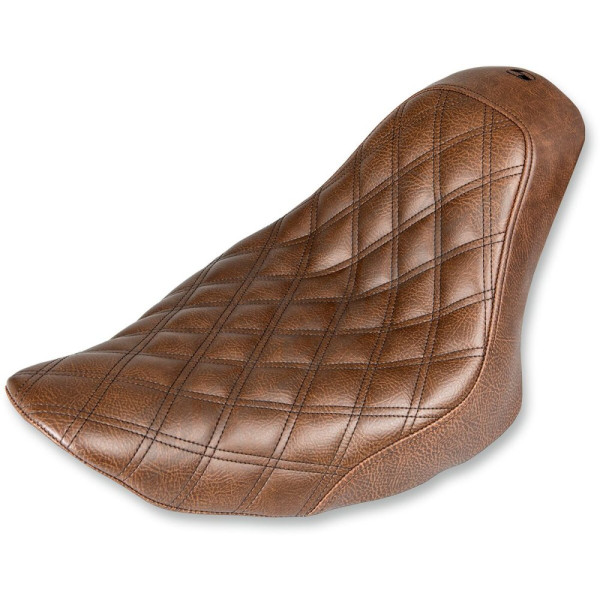 SADDLEMEN Renegade Lattice Stitch sėdynė ruda Harley Davidson FLSTF / FXST / FXSTB / FXSTS 1450-1800 06-17