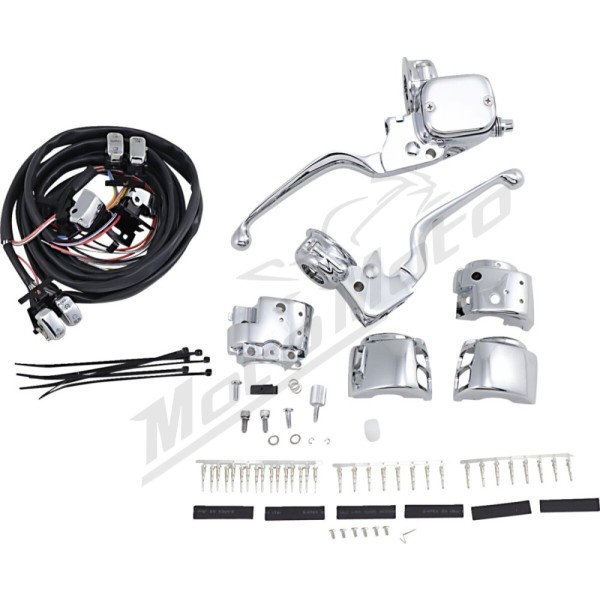 DRAG SPECIALTIES Handlebar Control Kit with Mechanical Clutch Harley Davidson FLST / FLSTC / FLSTCI / FLSTF 883-1800cc 96-11