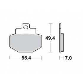 Brake pads POLINI FT3024 / MCB727 ORIGINAL