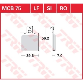 TRW All Round Sintered Metal Brake Pads Aprilia / Beta / Bimota / Cagiva / Ducati / Gilera / Husqvarna / KTM / Laverda / Moto Guzzi / Yamaha 125-1100cc 77-13