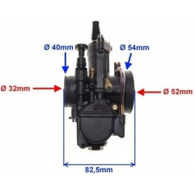 Karbiuratorius 32mm 150-300cc (Mech. pariebintojas)