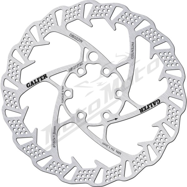 GALFER Fixed Disc Shark® ø160 x 1,8 mm