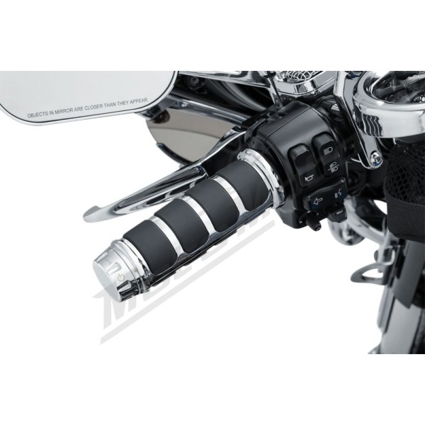 KURYAKYN Trijų dalių ISO šildomų rankenėlių dangteliai Harley Davidson FLDE / FLFB / FLS / FXST / FXBB 1584/1923 10-25