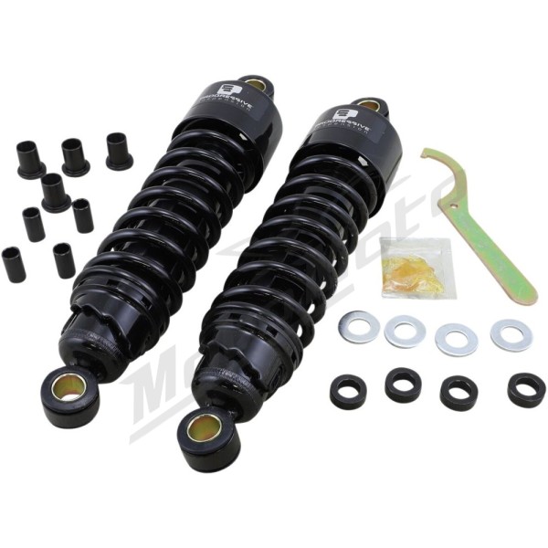 PROGRESSIVE SUSPENSION 412 Series Shocks 292,00mm. Harley Davidson FLHR / FLHRC / FLHRXS / FLHT / FLHTC / FLHTK / FLHX / FLHXS / FLTR / FLTRXS 1450-1977 96-26