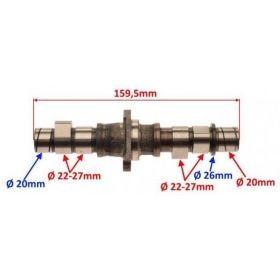 Camshaft KINGWAY CHOPPER 250cc