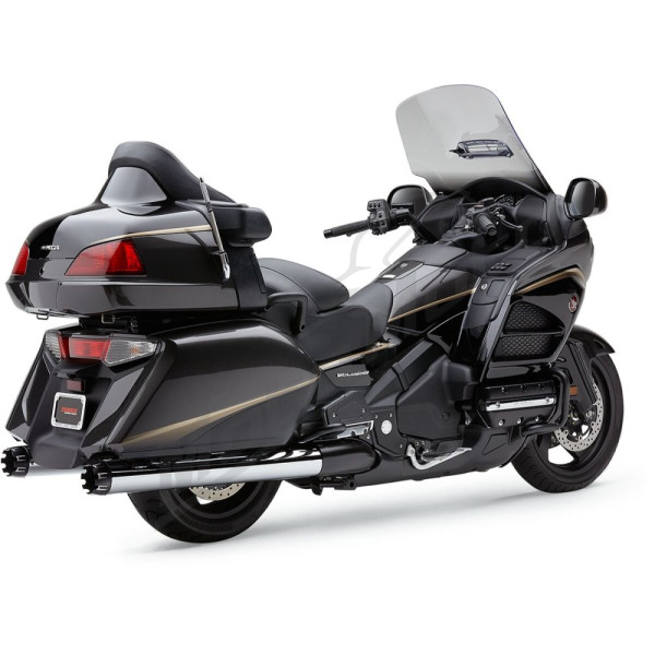 COBRA 4" Slip-On Mufflers Honda GL 1800cc 03-19