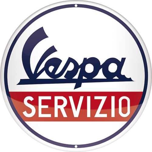 Maxtuned TIN SIGN ROUND 35cm VESPA 21713