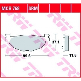 BRAKE PADS TRW MCB768SRM