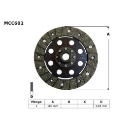 Trw lucas clutch disc BMW R / K 100-1100 83-01