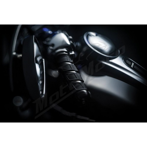 KURYAKYN Kinetic juodos rankenėlės Ø25.4mm Harley Davidson XL 883/1200 18-22