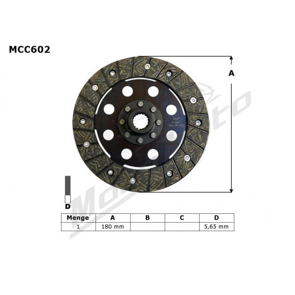 Trw lucas clutch disc BMW R / K 100-1100 83-01