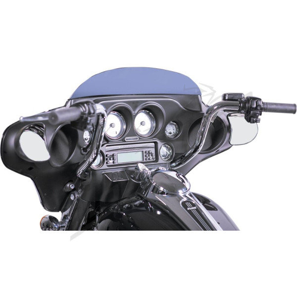 FAT BAGGERS INC. Round Top Handlebar Chrome 91.5x30.5cm Harley Davidson FLH / FLHTC / FLHTK / FLHX / FLHXSE 1340-1923 23-25 