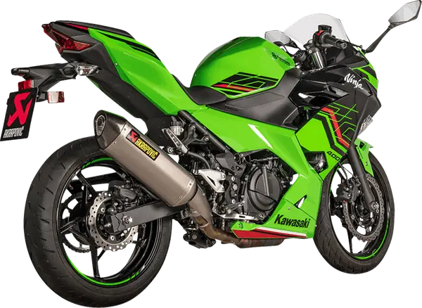 AKRAPOVIC Slip-On Anglies pluošto / titano duslintuvas Kawasaki EX / Z 400 18-25