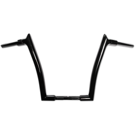 FAT BAGGERS INC. Pointed Top Handlebar Black 89x35.5cm Harley Davidson FLHR / FLHRC / FLTRX / FLTR 1584-1800 08-24