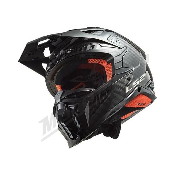 LS2 MX703 C X-FORCE helmet - L, Gloss Carbon