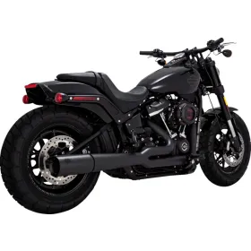 VANCE & HINES Pro Pipe 2-into-1 Exhaust System Black Harley Davidson FLDE / FLHC / FLHCS / FLI 1750-1868cc 18-24