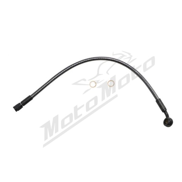 MAGNUM SHIELDING Karbon Fiber Upper Brake Line Harley Davidson XL 1200S 96-03 38cm 