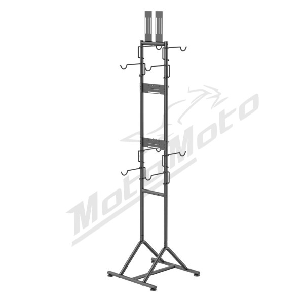 Biketec (2024/06) bicycle rack (freestanding for 4 bicycles) color black ( bike rack)
