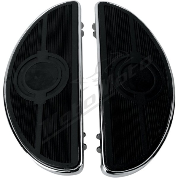 DRAG SPECIALTIES Vintage Half-moon Style Floorboards Harley Davidson FLD / FLDE / FLFB / FLFBS / FLH / FLHC 1200-1923cc 80-24