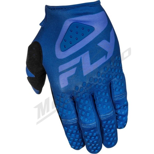 FLY RACING Kinetic SYM Gloves - Light Grey/Red/Black