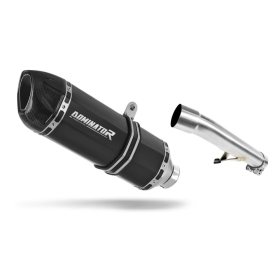 Honda CBF 600 2008-2013 Exhaust Silencer Muffler HP1 BLACK + dB killer