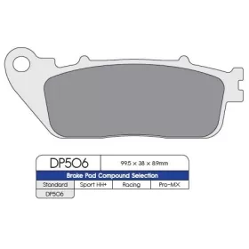 DP BRAKES Standartinės stabdžių trinkelės Honda CB / VFR 800-1200cc 08-24