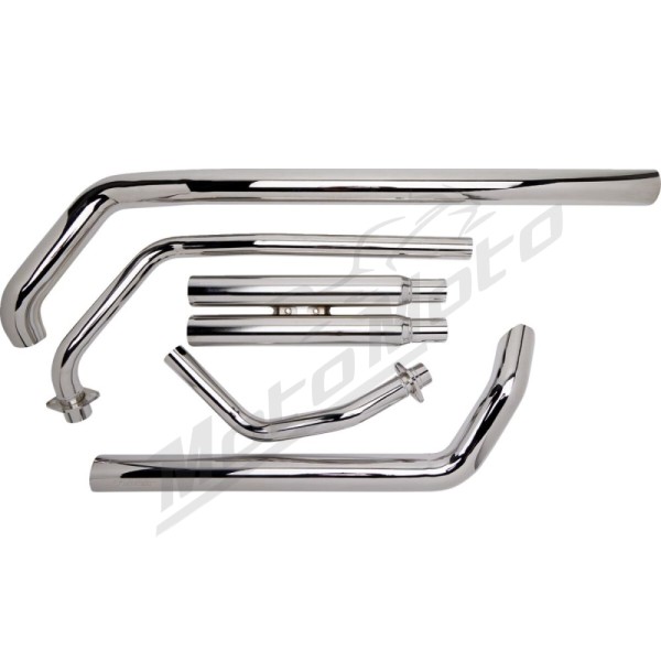 COBRA Streetrod Straight Cut Exhaust System Honda VT 600 88-07