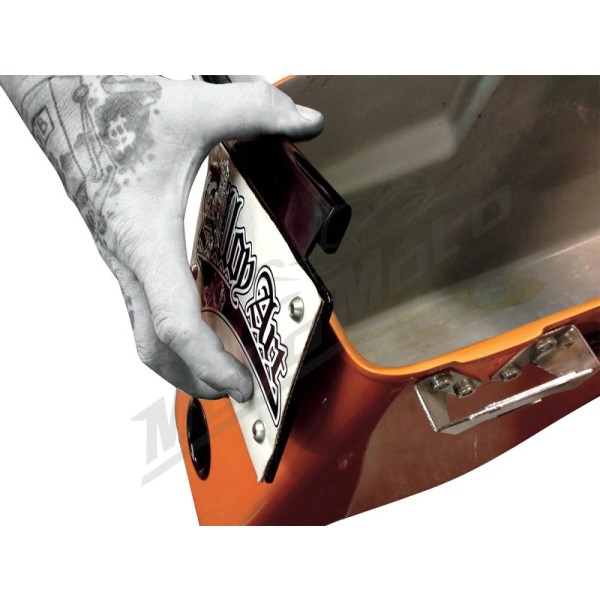 ALLOY ART License Plate Mount Harley Davidson FLHR / FLHRI / FLHT / FLHTC / FLHTK / FLHX / FLTRXSE 1340-1977cc 93-24