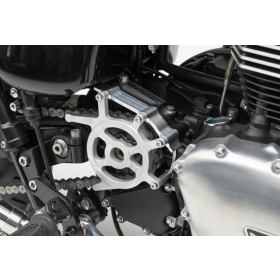 LSL Clubman juoda priekinės žvaigždutės apsauga TRIUMPH BONNEVILLE / SCRAMBLER / THRUXTON 800-865cc 2001-2018