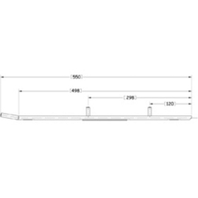 Sno-X slidžių montavimo dalis Ski Doo Alpine / Formula / Nordik / Safari / Skandic / Tundra R 82-99