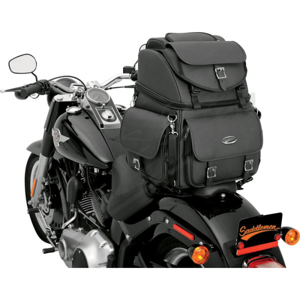 SADDLEMEN BR3400EX Backseat, and Sissy Bar Bag 55.7l